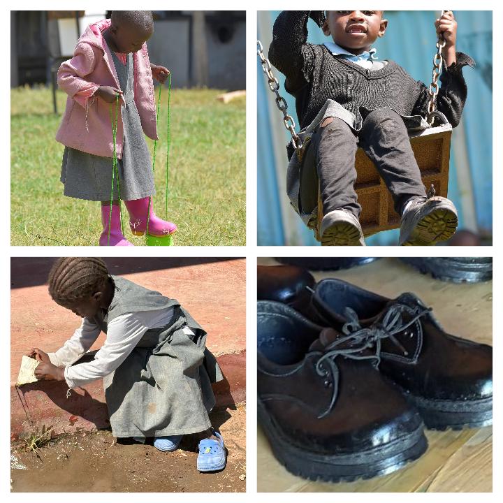 School shoes for children at Cherish School